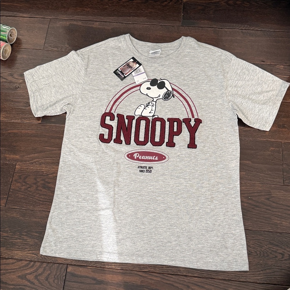 Freeze Heather Gray Snoopy Kids Tee